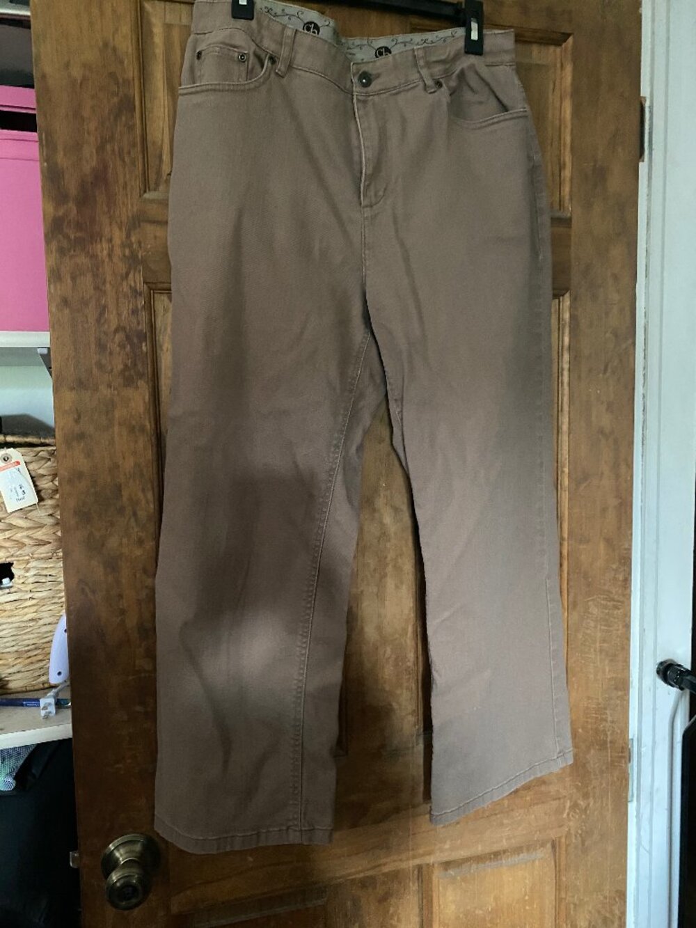 crhsitopher & banks tan jean